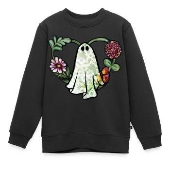 Geist - Kinder Premium Organic Sweatshirt - Schwarz - Vorne - AI Model Kid Female (0cm)