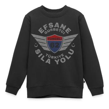 Tunceli - Kinder Premium Organic Sweatshirt - Schwarz - Vorne - AI Model Kid Female (0cm)