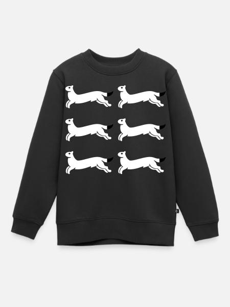 Ostrobotnie du Nord - Sweat Premium enfant bio - noir