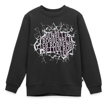 kinder animalliberationfront geek humor tierschutz - Kinder Premium Organic Sweatshirt - Schwarz - Vorne - AI Model Kid Female (0cm)