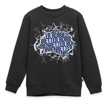 clubbing statement geburtstag vegetarisch cool - Kinder Premium Organic Sweatshirt - Schwarz - Vorne - AI Model Kid Female (0cm)