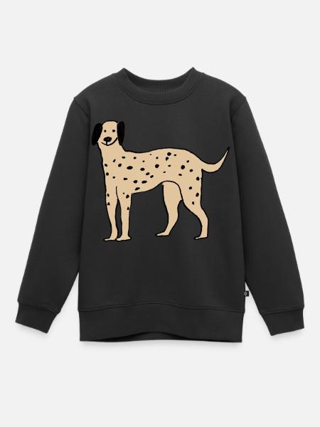 Dalmate - Sweat Premium enfant bio - noir