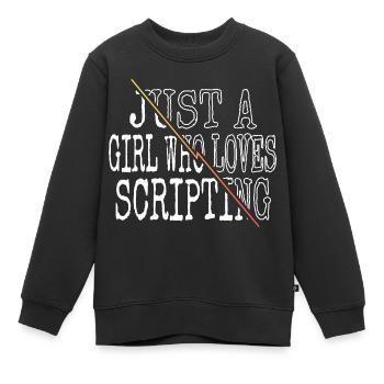 Déclaration Fun Programmation PC Programmation Informatique - Sweat Premium enfant bio - noir - Devant - AI Model Kid Female (0cm)