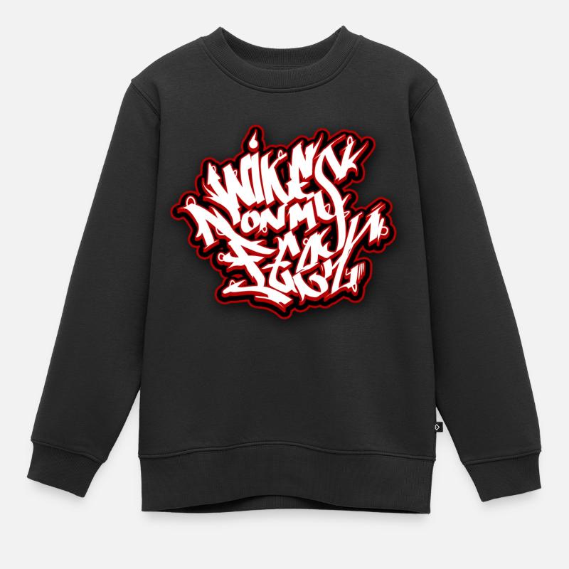 Graffiti Styles - Sweat Premium enfant bio - noir