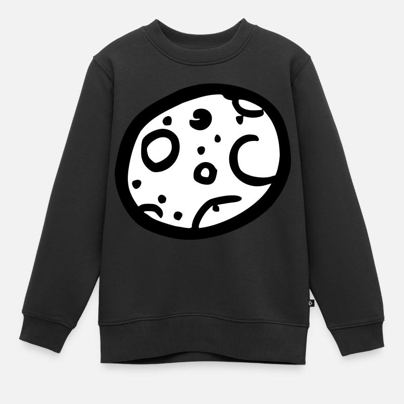 space moon - Sweat Premium enfant bio - noir