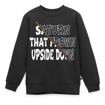 gift geek astronomy gifts gift idea awesome - Kinder Premium Organic Sweatshirt - Schwarz - Vorne - AI Model Kid Female (0cm)