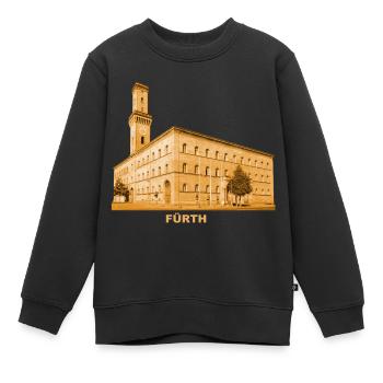 Mairie de Fürth Moyenne Franconie Bavière - Sweat Premium enfant bio - noir - Devant - AI Model Kid Female (0cm)