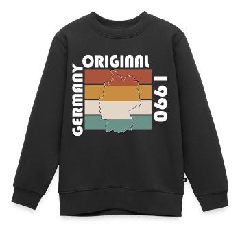 Deutschland Original - Kinder Premium Organic Sweatshirt - Schwarz - Vorne - AI Model Kid Female (0cm)