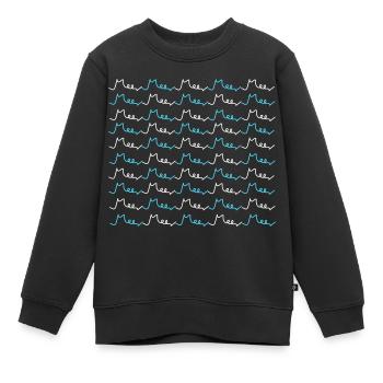 Meer Typografie - Kinder Premium Organic Sweatshirt - Schwarz - Vorne - AI Model Kid Female (0cm)