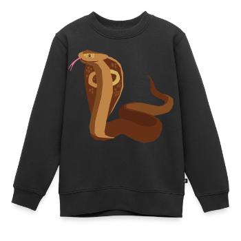 Wildtiere - Kinder Premium Organic Sweatshirt - Schwarz - Vorne - AI Model Kid Female (0cm)