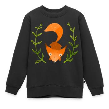 Wildtiere - Kinder Premium Organic Sweatshirt - Schwarz - Vorne - AI Model Kid Female (0cm)