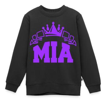 MIA - Sweat Premium enfant bio - noir - Devant - AI Model Kid Female (0cm)
