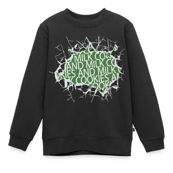 four antiraciste lait d’ours présent - Sweat Premium enfant bio - noir - Devant - AI Model Kid Female (0cm)