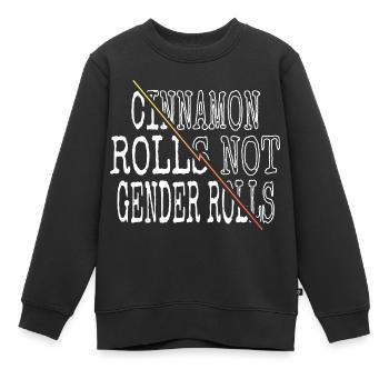 ruth bader ginsburg barber hair jokes awesome - Kinder Premium Organic Sweatshirt - Schwarz - Vorne - AI Model Kid Female (0cm)