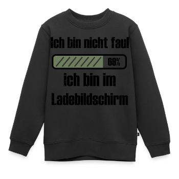 Gamer Sind nicht Faul! - Kinder Premium Organic Sweatshirt - Schwarz - Vorne - AI Model Kid Female (0cm)