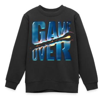 GAME OVER GEL - Sweat Premium enfant bio - noir - Devant - AI Model Kid Female (0cm)