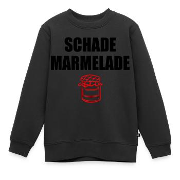 Schade Marmelade - Kinder Premium Organic Sweatshirt - Schwarz - Vorne - AI Model Kid Female (0cm)