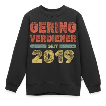 Décision 2019 - Sweat Premium enfant bio - noir - Devant - AI Model Kid Female (0cm)
