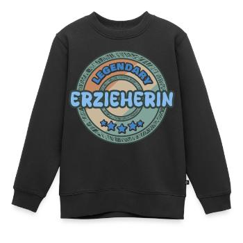 Erzieherin - Kinder Premium Organic Sweatshirt - Schwarz - Vorne - AI Model Kid Female (0cm)