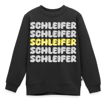 Moulin - Sweat Premium enfant bio - noir - Devant - AI Model Kid Female (0cm)