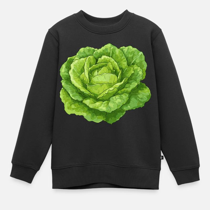 Salat - Kinder Premium Organic Sweatshirt - Schwarz