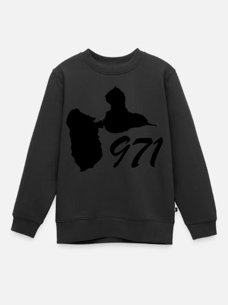 Gwada - Sweat Premium enfant bio - noir