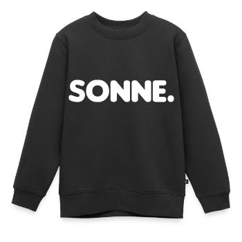Sonne. (Laterne, Laterne. Sonne, Mond und Sterne) - Kinder Premium Organic Sweatshirt - Schwarz - Vorne - AI Model Kid Female (0cm)