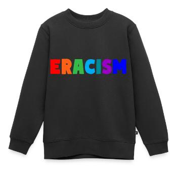 Eracism - Kinder Premium Organic Sweatshirt - Schwarz - Vorne - AI Model Kid Female (0cm)