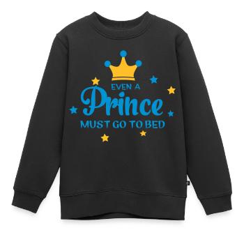 schlafen - Kinder Premium Organic Sweatshirt - Schwarz - Vorne - AI Model Kid Female (0cm)