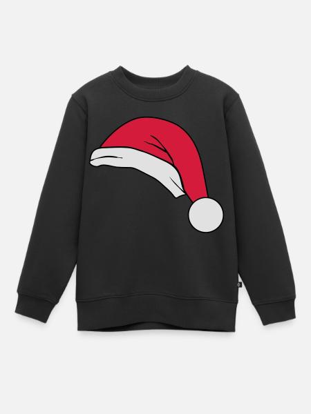 santahat - Sweat Premium enfant bio - noir