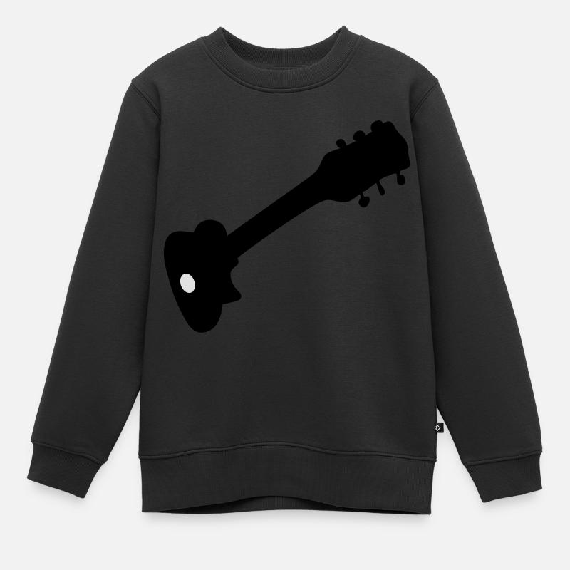 guitar - Kids Premium Organic Sweatshirt - black