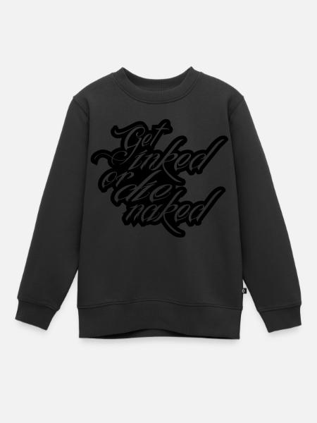 tattoo - Sweat Premium enfant bio - noir