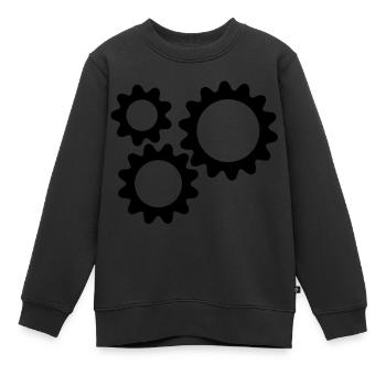 Vitesses, vitesse - Sweat Premium enfant bio - noir - Devant - AI Model Kid Female (0cm)