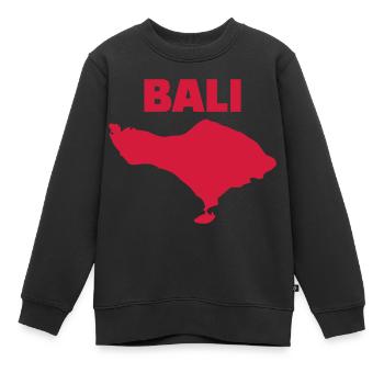 Bali - Sweat Premium enfant bio - noir - Devant - AI Model Kid Female (0cm)