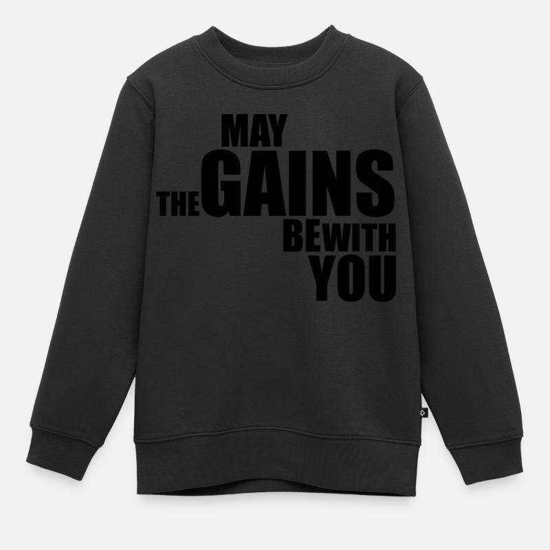 Que les gains soient avec vous - Sweat Premium enfant bio - noir