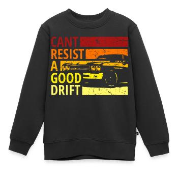 Cant resist a drift, Drift, Drive - Kinder Premium Organic Sweatshirt - Schwarz - Vorne - AI Model Kid Female (0cm)
