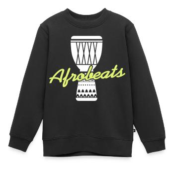 Super Djembe Afrobeats Lover T-Shirt Cadeau - Sweat Premium enfant bio - noir - Devant - AI Model Kid Female (0cm)
