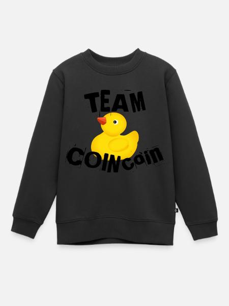 canard - Sweat Premium enfant bio - noir