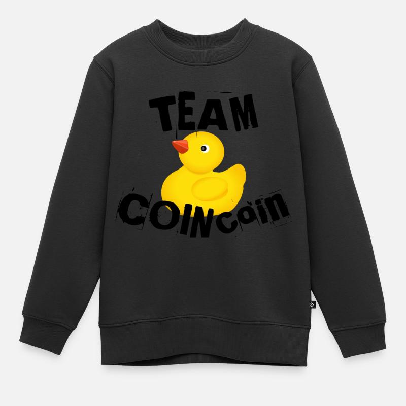canard - Sweat Premium enfant bio - noir