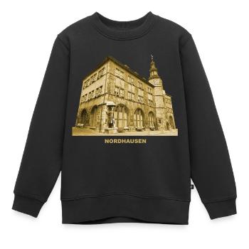 Mairie de Nordhausen Harz Thuringe Ville impériale - Sweat Premium enfant bio - noir - Devant - AI Model Kid Female (0cm)