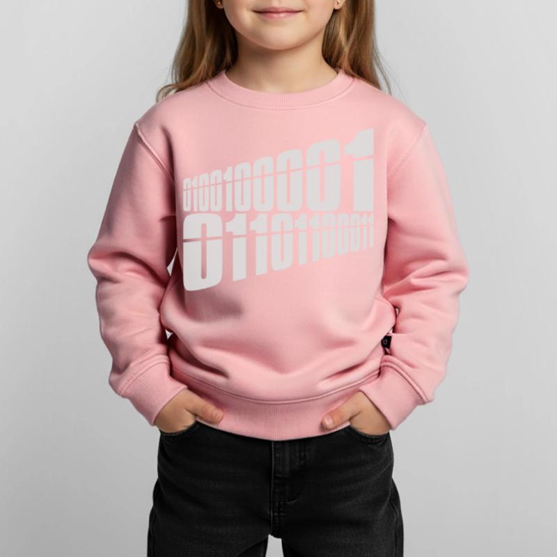 Binary Code Program Language Kids Premium Organic Sweatshirt