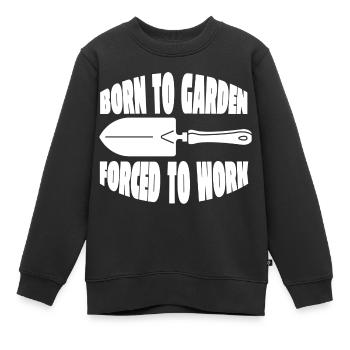 Gärtner Hobbygärtner Garten Geschenk Obstgarten - Kinder Premium Organic Sweatshirt - Schwarz - Vorne - AI Model Kid Female (0cm)