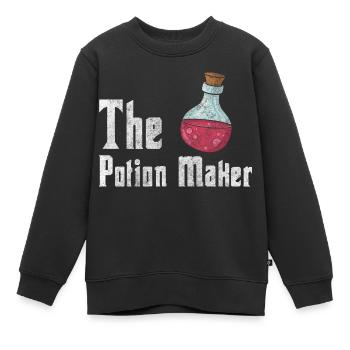 Potions de guérison Guérisseur de santé - Sweat Premium enfant bio - noir - Devant - AI Model Kid Female (0cm)