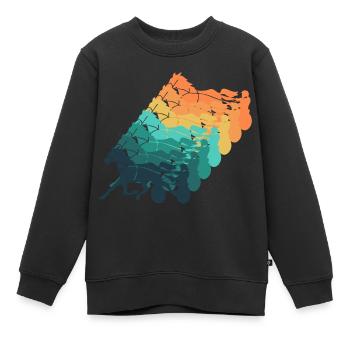 Traber Vintage Geschenk Rennen - Kinder Premium Organic Sweatshirt - Schwarz - Vorne - AI Model Kid Female (0cm)