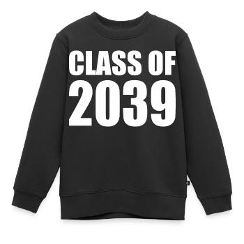 Class of 2039 - Kinder Premium Organic Sweatshirt - Schwarz - Vorne - AI Model Kid Female (0cm)