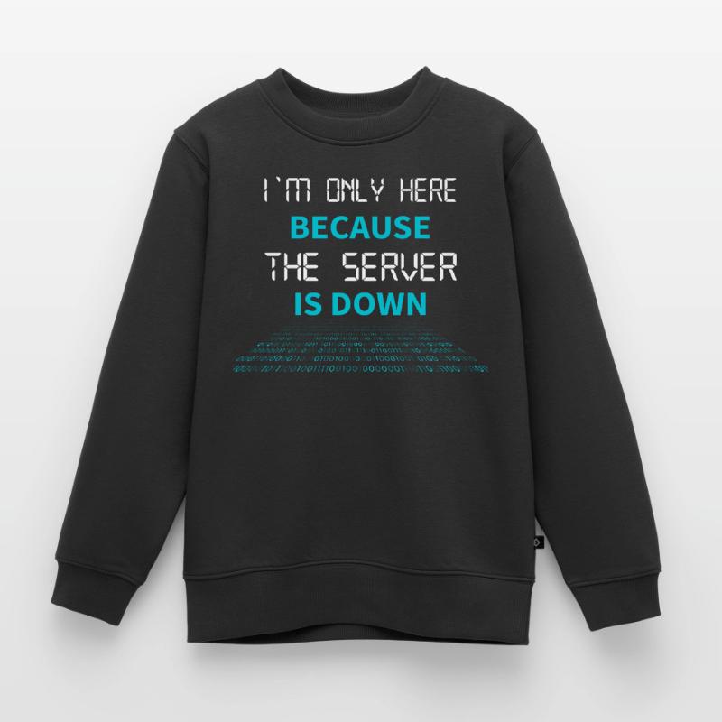 nerd coder server download error 404 Kinder Premium Organic Sweatshirt