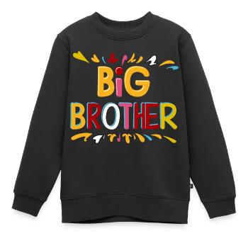 FRÈRE AÎNÉ - Sweat Premium enfant bio - noir - Devant - AI Model Kid Female (0cm)