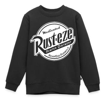 Rusteze Onguent médicamenteux pour pare-chocs Rust-eze, - Sweat Premium enfant bio - noir - Devant - AI Model Kid Female (0cm)