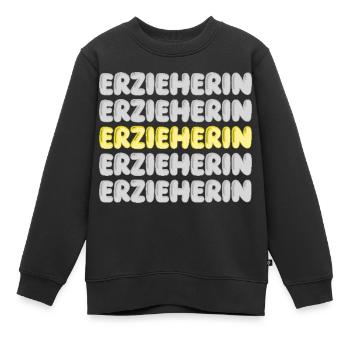 Erzieherin als Arbeit - Kinder Premium Organic Sweatshirt - Schwarz - Vorne - AI Model Kid Female (0cm)