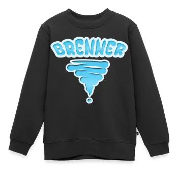 Geschenk für Brenner - Kinder Premium Organic Sweatshirt - Schwarz - Vorne - AI Model Kid Female (0cm)